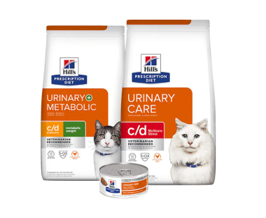 Prescription Diet Urinary Care cat food range