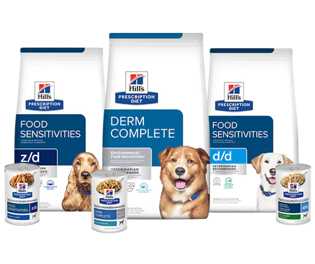 Prescription Diet Derm dog food range